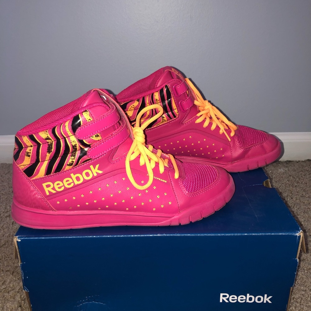 Pink Reebok High-tops